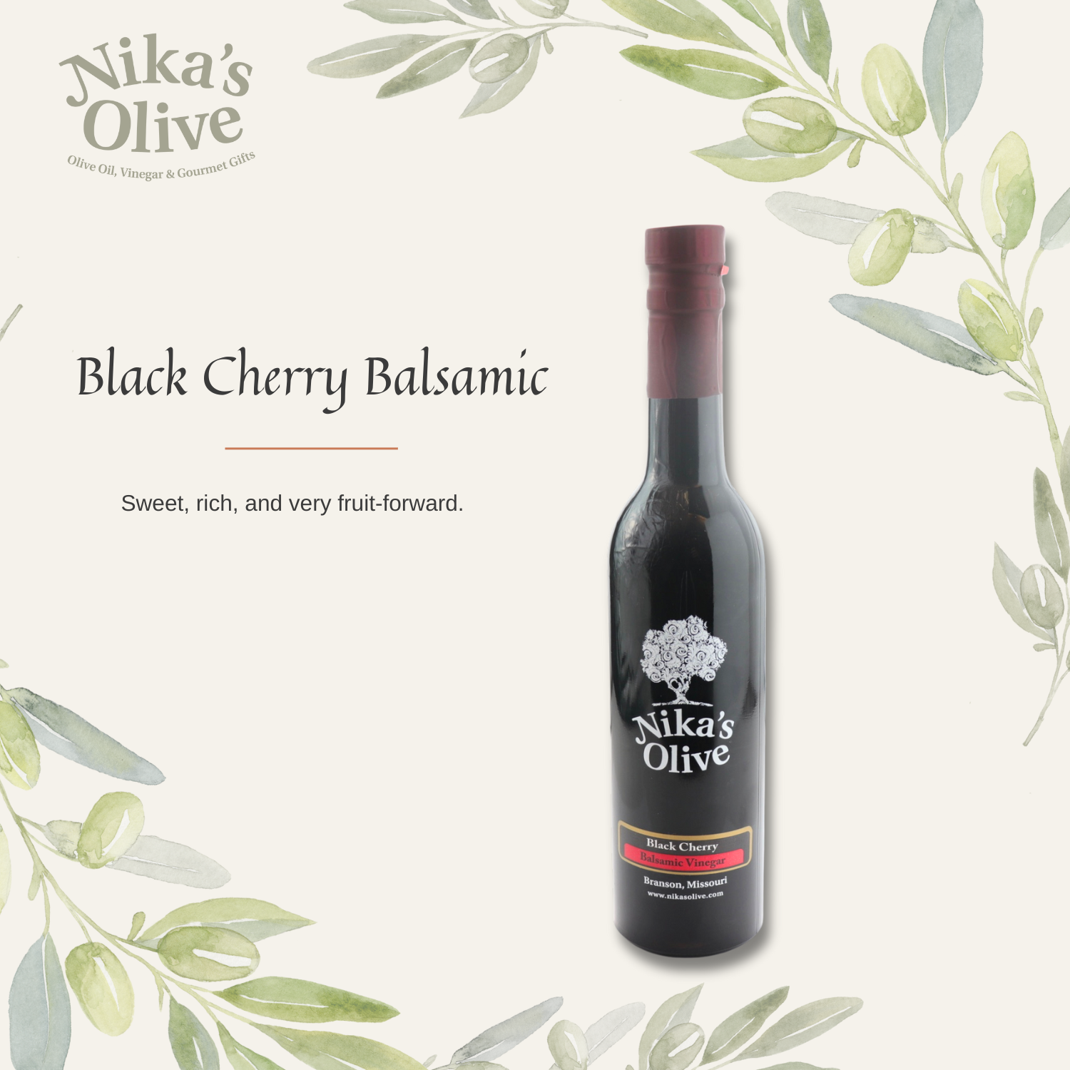 Shop Flavored Olive Oils & Aged Balsamic Vinegar Online | Nika's
